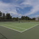 Thomas Meeting tennis court in Exton