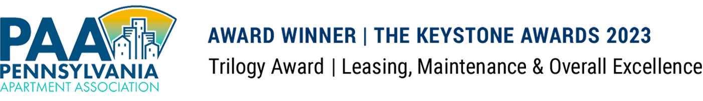 Pennsylvania Apartment Association Award Winner Best in Apartment Living